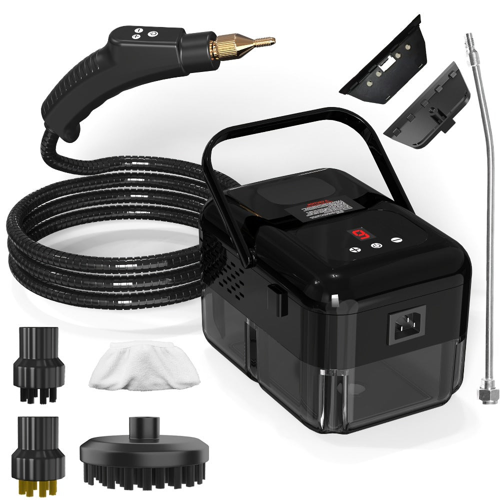 Steam Cleaner Handheld High Pressure Portable, Deep Clean for Kitchen Grease Range Hood Sofa Tile Grout Car AC Washing Machine
