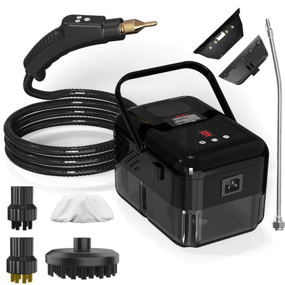 Steam Cleaner Handheld High Pressure Portable, Deep Clean for Kitchen Grease Range Hood Sofa Tile Grout Car AC Washing Machine