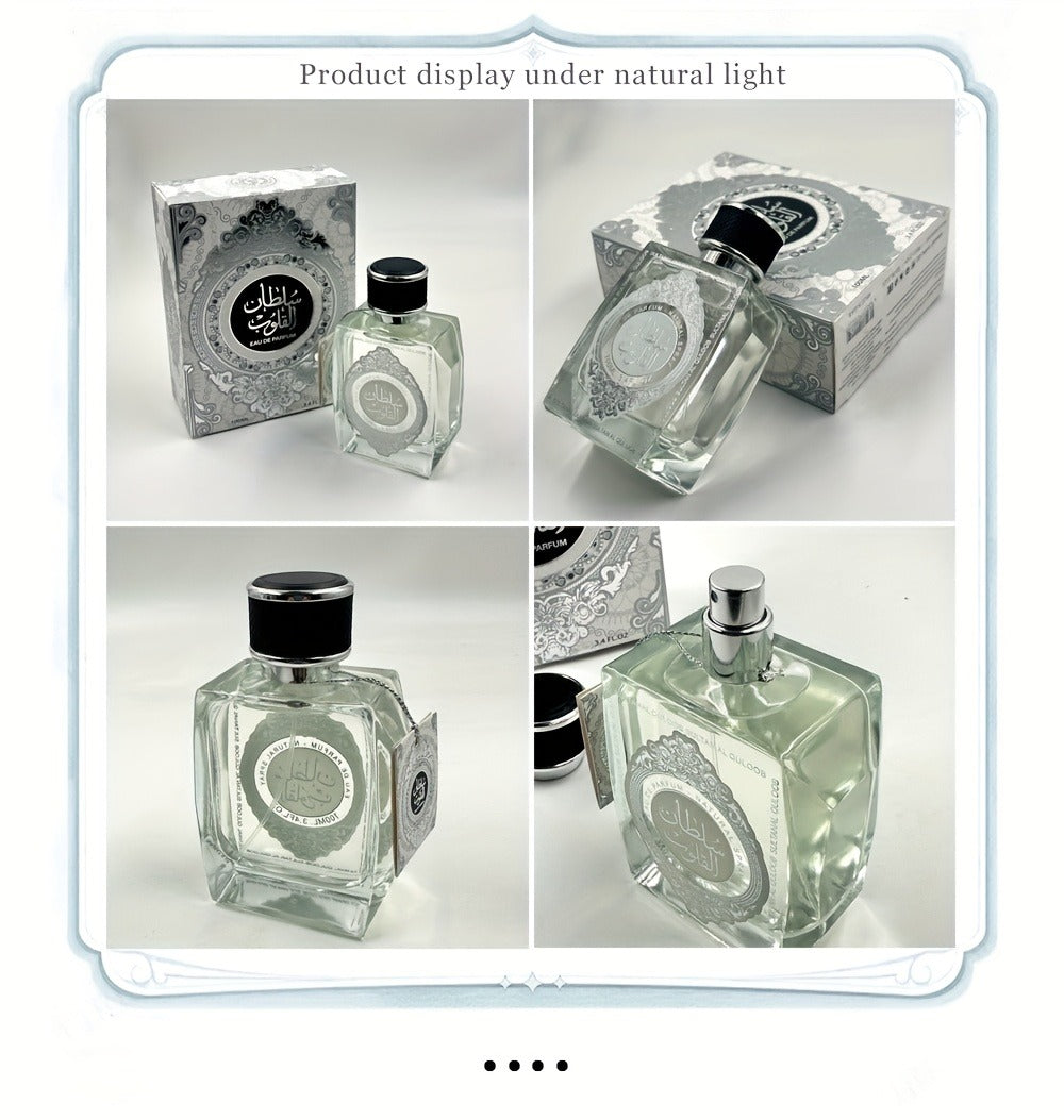 Mens Cologne Arabian Woody Fragrance Ebony Musk Amber Scent 15% Concentration EDP Strength for Bath Time, Home Spa and Personal Care
