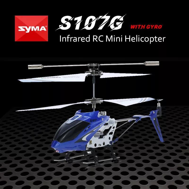 Syma S107G RC Mini Helicopter 3.5 Channel Infrared Gyro Stable Hover Indoor Remote Control Helicopter