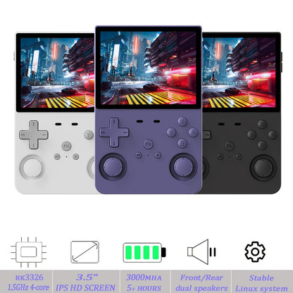 Handheld Game Console L35 with 3.5-Inch IPS HD Display, Open- Linux & 64GB/128GB Storage Options