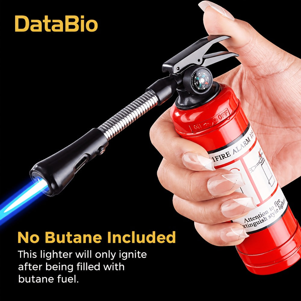 Fire Extinguisher Lighter Refillable Butane Windproof Novelty Lighter Multifunctional Hose for Entryways, Bedrooms and Living Spaces