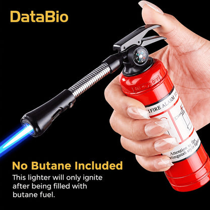 Fire Extinguisher Lighter Refillable Butane Windproof Novelty Lighter Multifunctional Hose for Entryways, Bedrooms and Living Spaces