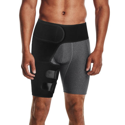 Groin Support Wrap & Thigh Compression Brace for Men & Women – Adjustable Hip Joint Stabilizer for Sciatica