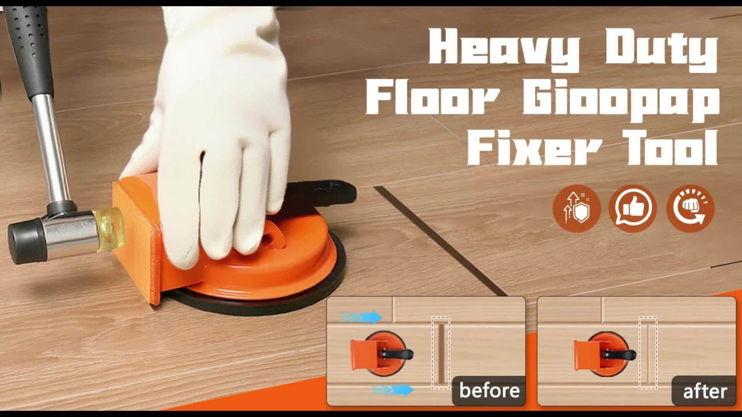 Floor Gap Fixer Tool with 4.84" Suction Cup, Laminate Floor Gap Tool Kit for Vinyl Plank Hardwood Floors
