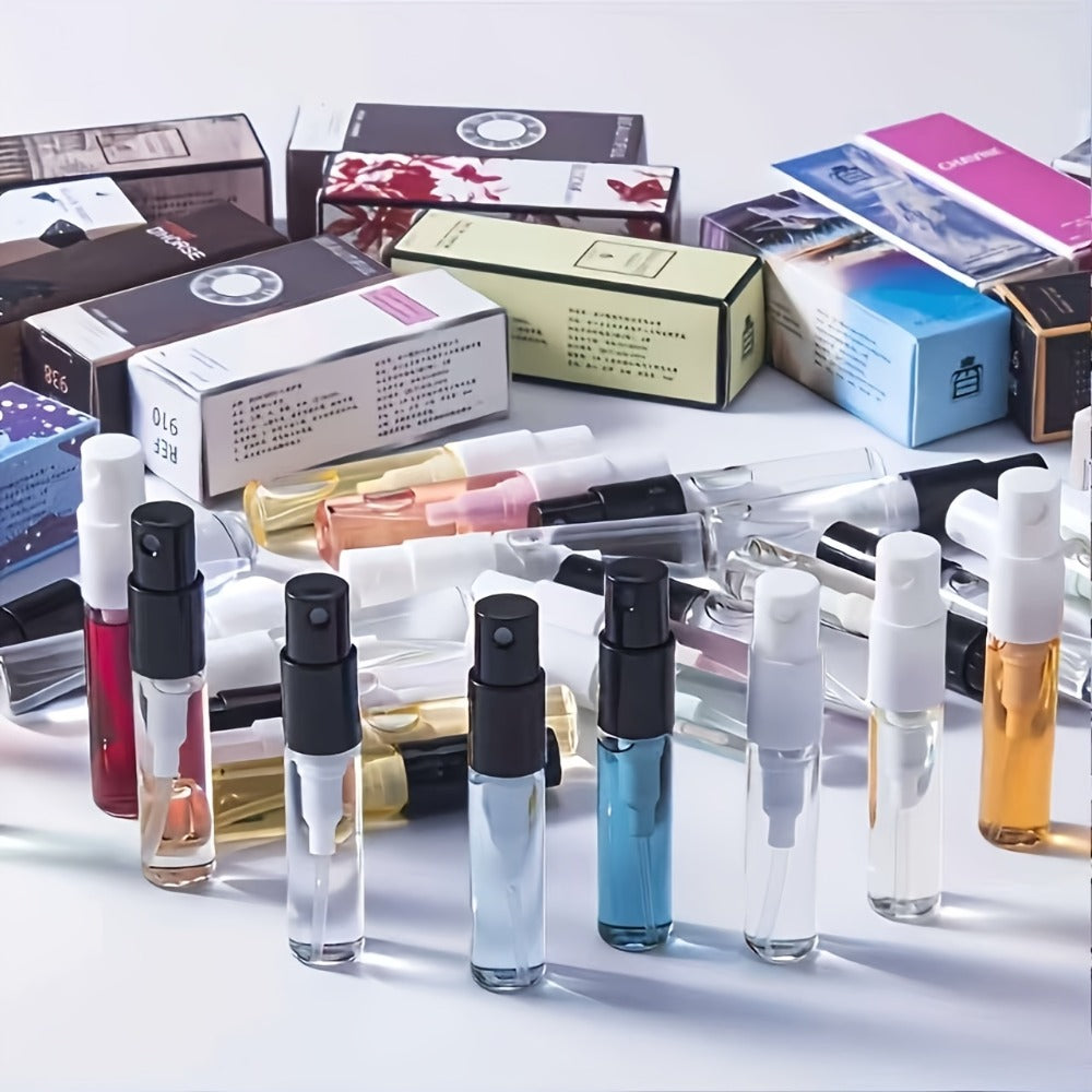 Women's Perfume Gift Set - Random Flavor Solid Fragrance Sampler 10pcs Color Box / 30pcs Card Version