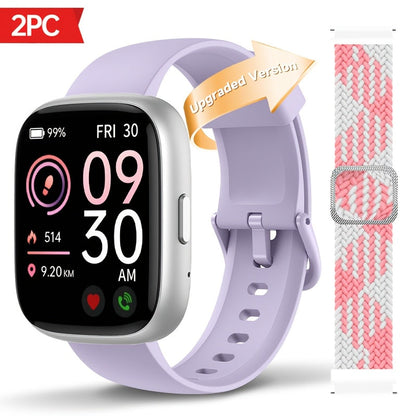 Smartwatch Alexa Built-in 1.83" HD – Wireless Calling, 100+ Sport Modes, Heart Rate, SpO2 and Sleep Readouts, Optional Woven