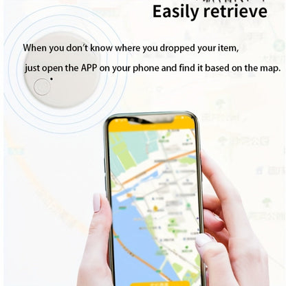 Solar Mini Key Finder Smart Tracker Anti-Lost Alarm Device – Portable Location Tracker for Keys Phone Wallet Luggage Pets