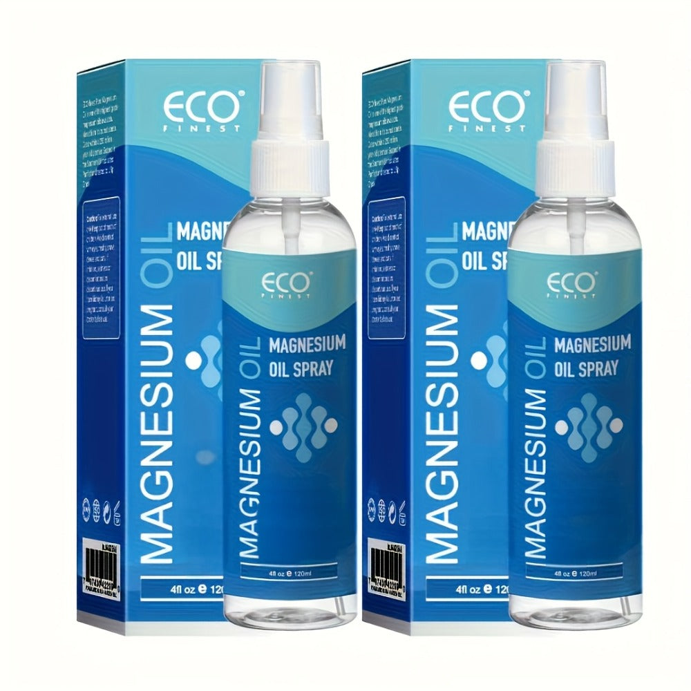 Magnesium Oil Spray for Muscle Relief & Sleep Support – Pure Transdermal Magnesium Chloride Body Spray for Leg Cramps, Restless Legs