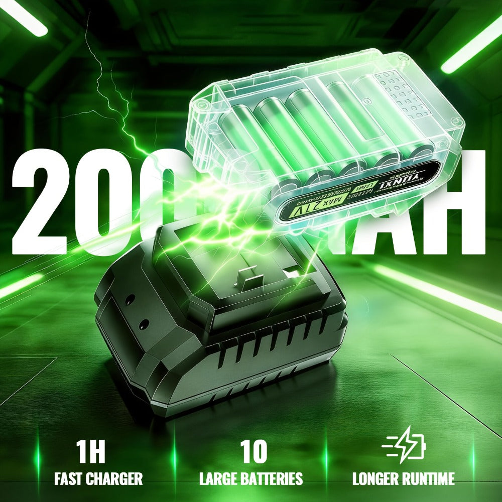 Cordless Impact Wrench Brushless Motor 3-in-1 High Torque, Rechargeable Battery, Design, Variable Speed