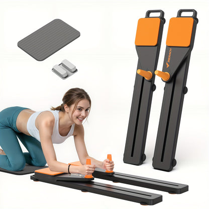 Multifunctional Ab Trainer Pilates Board – Detachable Anti-Slip Quiet Design, Portable Pilates Reformer for Core Workouts & Home Fitness