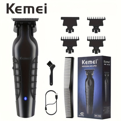 Kemei Hair Clipper & Beard Trimmer Set for Men – Professional Grooming Kit with Reciprocating Shaver, USB Rechargeable, Home & Salon Use