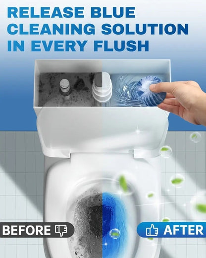 Mesh-Wrapped Toilet Bowl Cleaner Tablets in Blue, Pink or Three-Color 20- and 40-Pack Checkout Options
