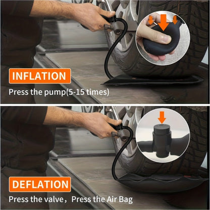 Car Air Wedge Pump Bag 3-Pack – Blue Auto Body Restoration Airbag Tool for Door Panel Opening, Lock Picking & Dent Repair | No Battery