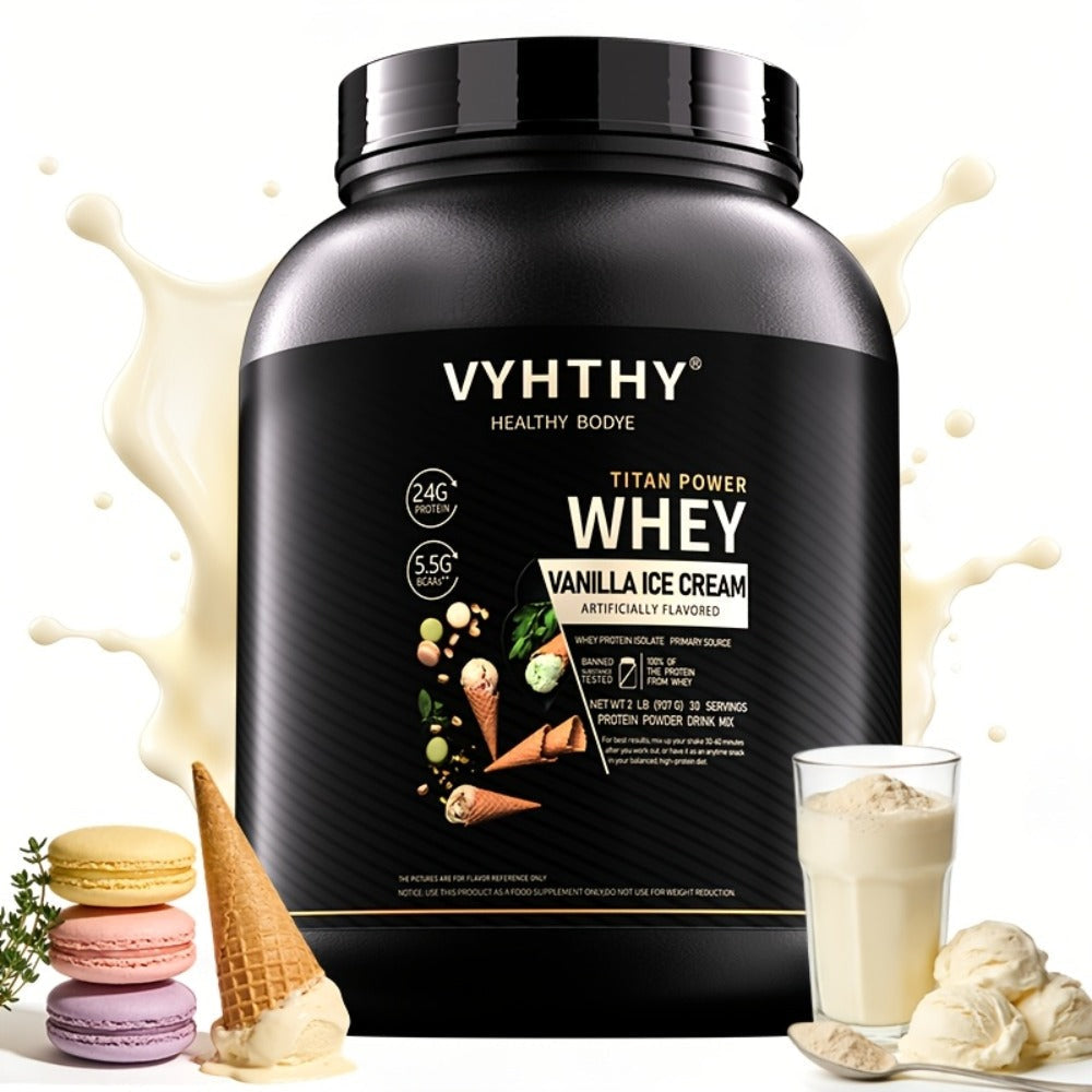 Whey Protein Powder Isolated & Hydrolyzed Blend with BCAAs, Low Carb Sports Nutrition Shake for Women