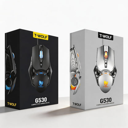 Programmable RGB Gaming Mouse Wired Pro-Grade with Turbo Click Multi-Mode DPI Sensitivity Dynamic for an Everyday Personal Care Routine