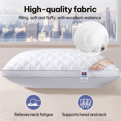 Queen Size Pillows for Side Sleepers, 800g Heavyweight Hotel Collection, Down Alternative, Ultra-Plush & Resilient