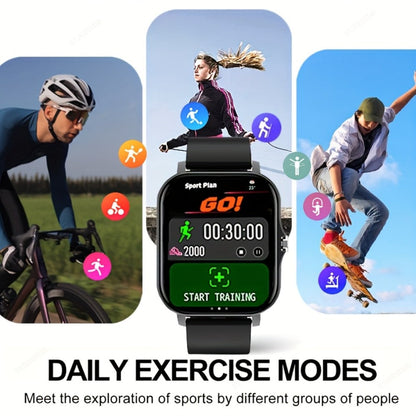 Smartwatch 1.83 Inch Fitness Tracker with Dual TPU Straps, Calling and Multi-Sport Records