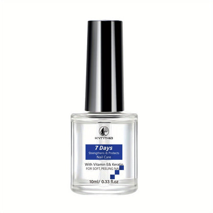 Nail Strengthener Oil Vitamin E Keratin 10ml 7-Day Anti-Breakage – Nail Care Serum with Hyaluronic Acid & Jojoba Oil for Soft Peeling