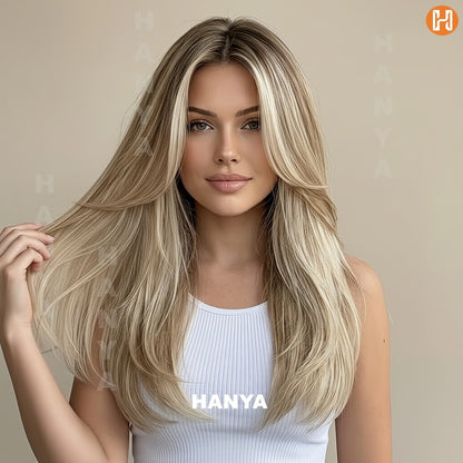 Synthetic Wig Long Style, Six Color Choices with 24-Inch Length for Parties with Model-Specific Color, Length and Cap Options