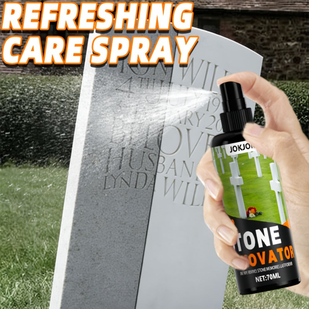 Stone Care Agent for Tombstone Memorial Stone Cleaner Quickly Restores Original Color for Entryways, Bedrooms and Living Spaces