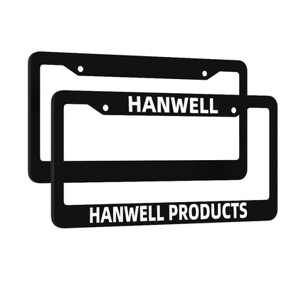 Custom License Plate Frame – 6 Font Styles, Heavy-Duty Weather-Resistant Car Tag Holder, Personalized Front & Rear License Plate Border