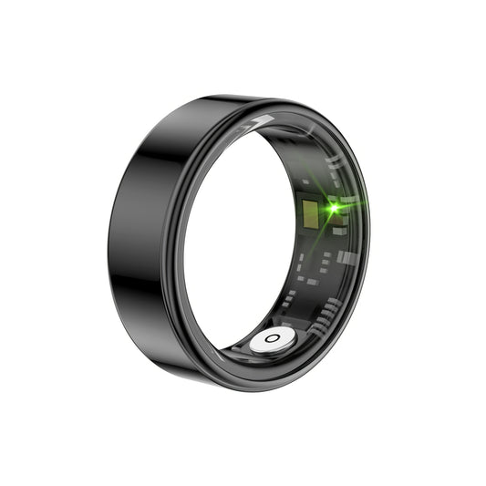Smart Ring Health & Fitness Tracker Titanium – IP68 Waterproof, Sleep Heart Rate Step Calorie Stress Monitor, BLE 5.3 Magnetic Charging
