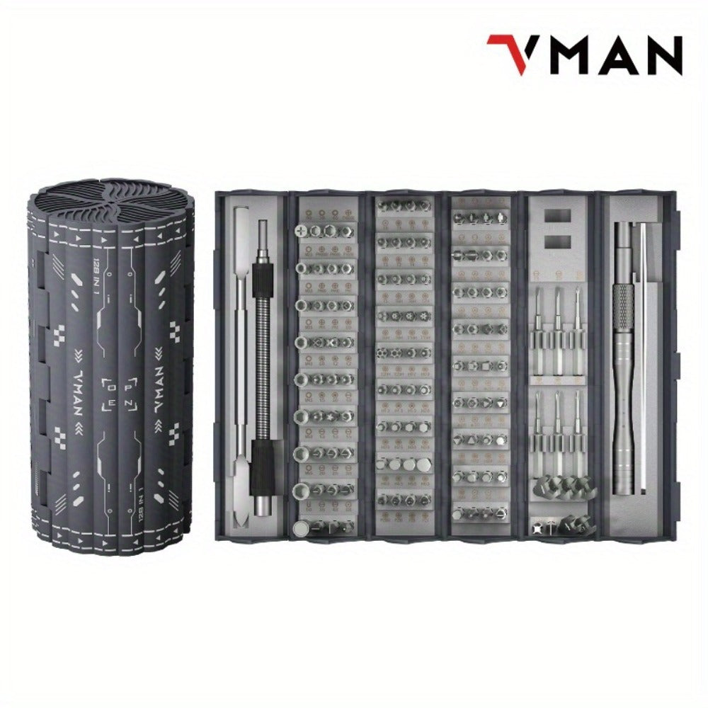 Precision Screwdriver Set 128/180 in 1, Magnetic Professional Tool Kit for MacBook Laptop iPhone Xbox Game Console Tablet