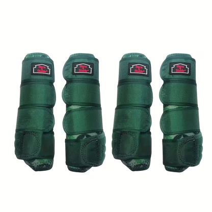 Horse Leg Wraps & Sports Boots – Ultra-Breathable Impact-Resistant Protective Boots for Front & Rear Legs, Endurance Training, 5 Patterns