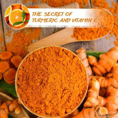 Turmeric Vitamin C Mud Mask 100ml - Deep Cleansing Pore Minimizer Face Mask, Remover Radiant Skin Weekly Skincare for Women