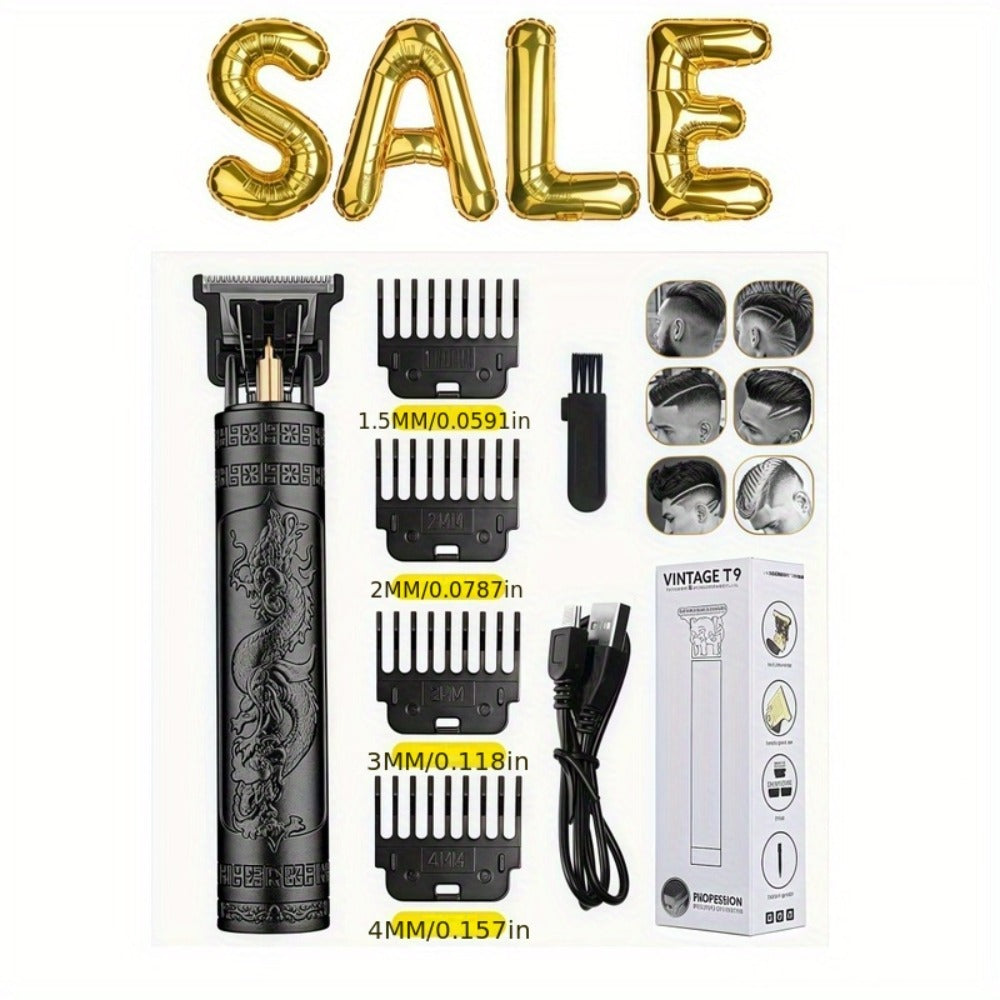 3-in-1 Hair Clipper Grooming Kit for Men – WEEME USB Rechargeable Cordless Beard Trimmer & Body Shaver Set, Home Barber Hair Cutting Kit