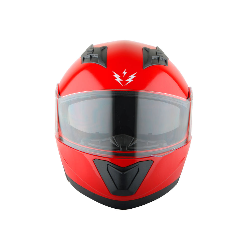 Motorcycle Helmet Modular Flip-Up Design with Dual Visors, Optional Three-Mode LED Tail Light and S-XL Sizes
