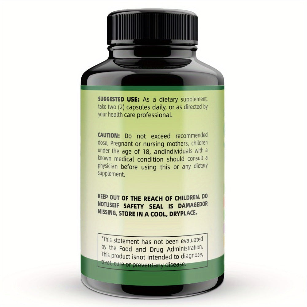 Soursop Graviola Capsules 24-in-1 Herbal Blend – Turmeric Spirulina Sea Moss Vitamin D3 Bitter Leaf | Immune Defense Antioxidant Gut Energy