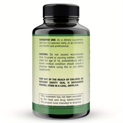Soursop Graviola Capsules 24-in-1 Herbal Blend – Turmeric Spirulina Sea Moss Vitamin D3 Bitter Leaf | Immune Defense Antioxidant Gut Energy