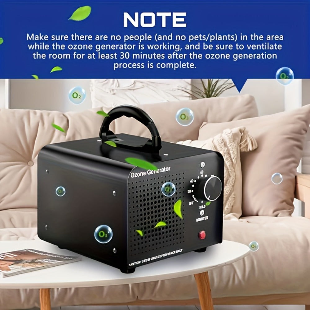 Ozone Generator Commercial 36000mg/h, O3 Air Purifier Deodorizer Ionizer with Timer & Humidity Display