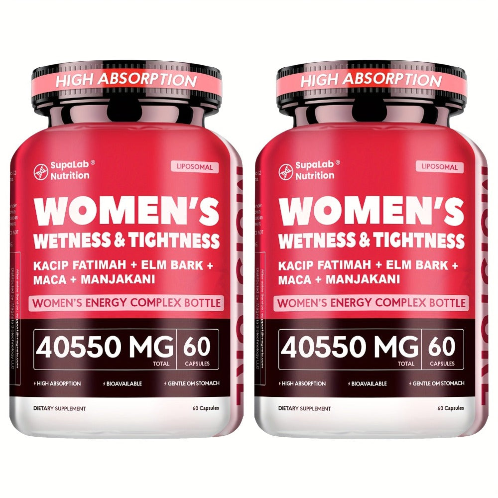 Women's Intimate Wellness Capsules with Kacip Fatimah, Manjakani & Maca Root - Natural Hydration