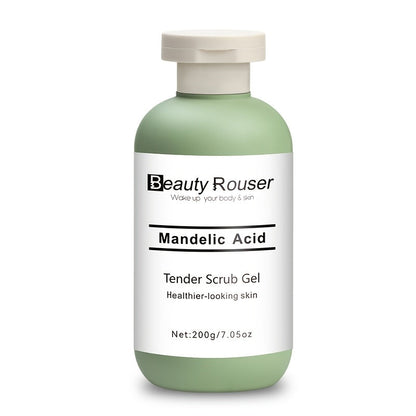Exfoliating Body Scrub Gel with Aloe Vera, Rose & Chamomile Extract, Deep Cleansing Physical Scrub for Face & Body