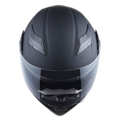 Motorcycle Helmet Modular Flip-Up Full-Face Shell with Dual Visors, S-XL Sizes and Arrow, Storm or Glossy Styles