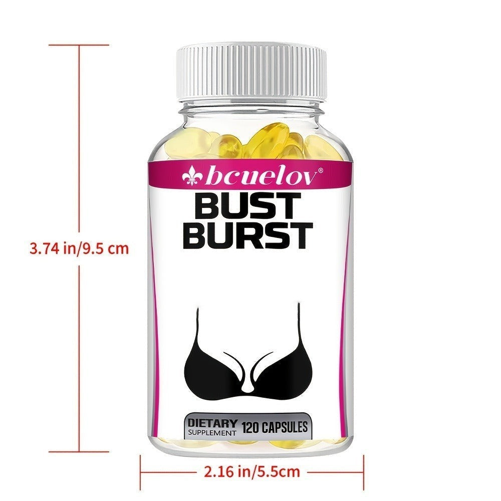 Pueraria Mirifica Breast Enhancement Capsules 120ct, Natural Phytoestrogen Formula for Women, Supports Bust Firmness