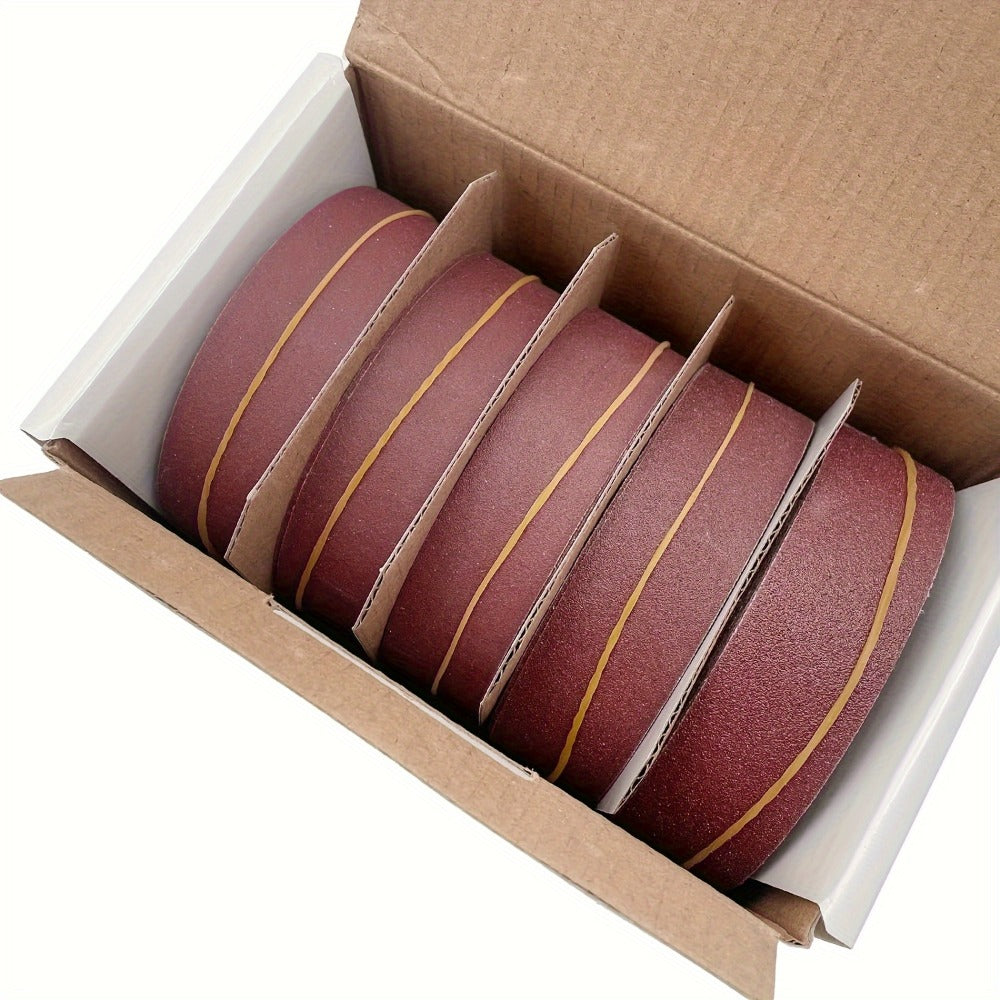 Sandpaper Roll with Dispenser, Aluminum Oxide Multi-Grit Emery Cloth 80-600, 4/5/6 Piece Set, 236 Inch for Wood Metal Glass Woodworking