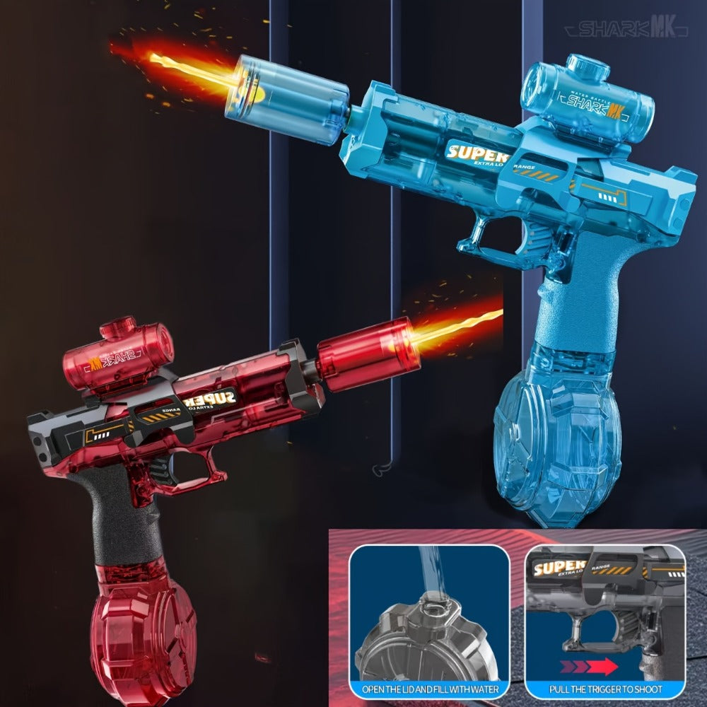 Electric Water Gun Large for Kids & Adults, High-Power Squirt Blaster for Pool Beach Lawn Backyard Summer Water Battle