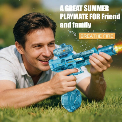 Kids Electric Water Gun with Large, Squirt Blaster for Boys & Girls, Outdoor Summer Toy for Swimming Pool Beach Lawn Backyard