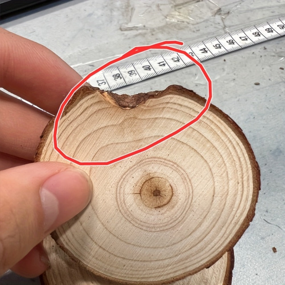 Wood Slices 28 Pcs Natural Log Bark Rounds for Crafts DIY Centerpieces Christmas Ornaments Wreaths Wedding Decor Painting Woodworking