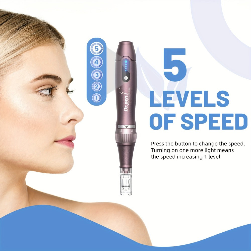 Dr. Pen A10 Microneedling Pen Kit 10PCS 0.25mm Cartridges for Bath Time, Home Spa and Personal Care