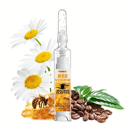 Bee Venom, Caffeine and Collagen Eye Cream Pen with White-and-Gold Body and Precision Dispenser Tip