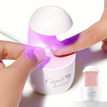 Mini UV LED Nail Lamp, Portable Compact Gel Nail Curing Light for Travel & Home, Fast Gel Polish Dryer