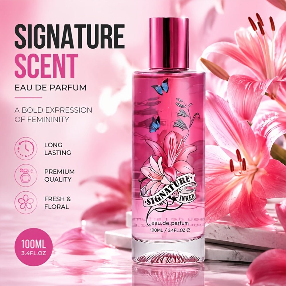 Perfume for Women in 3.4 oz Pink Spray with Mango, Grapefruit and Wild Strawberry Profile, 1 or 2 Pack