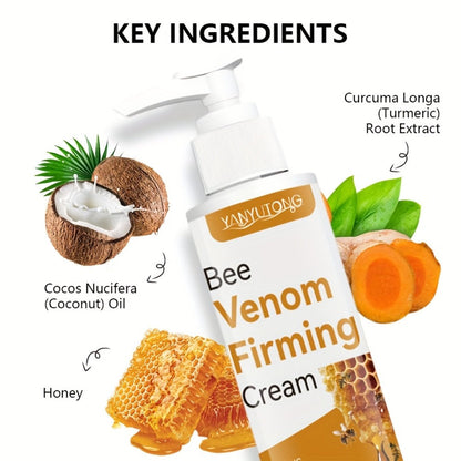 Bee Venom Collagen Firming & Lifting Body Cream 150g – Natural Skin Tightening Sculpting Moisturizer for Face, Arms, Thighs
