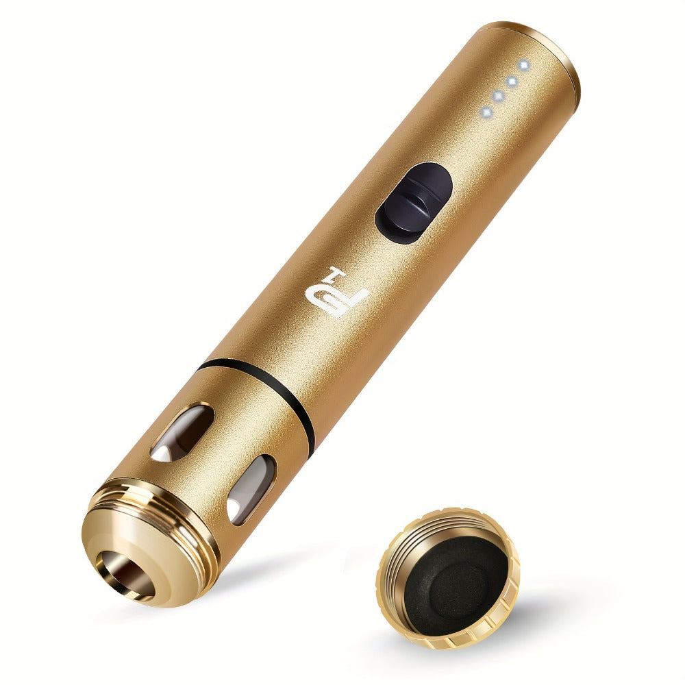 Electric Herb Grinder USB Rechargeable, Portable Spice Mill with One-Button Operation, Travel Bag