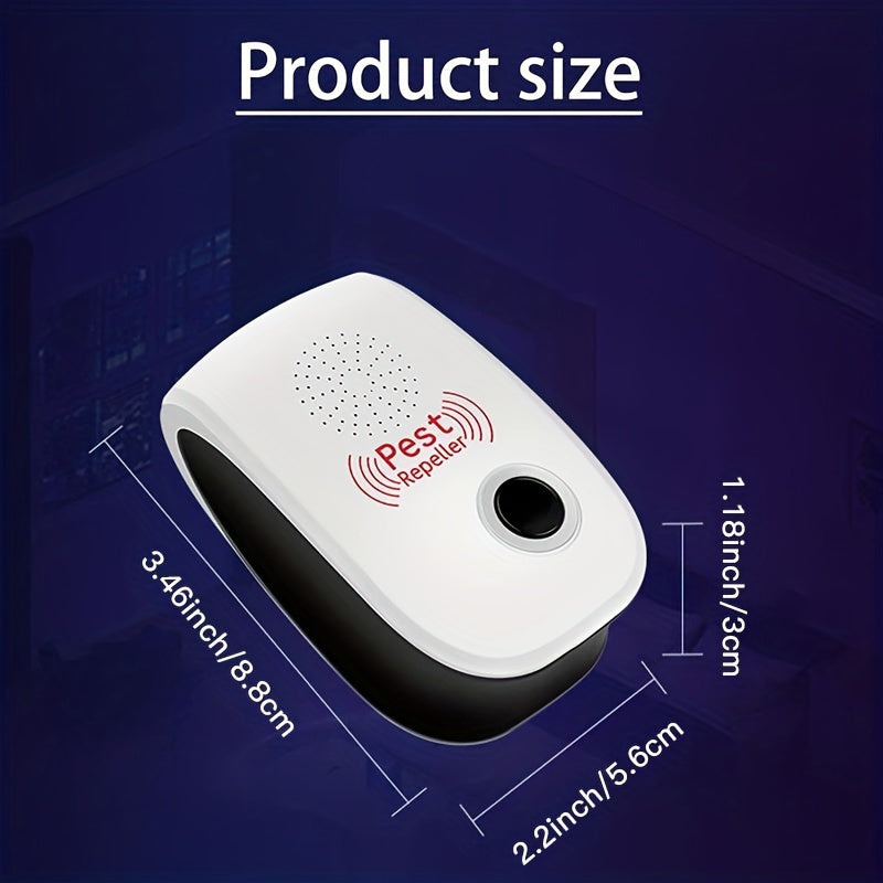Electronic Rodent 6 Pack, Auto Frequency Ultrasonic Mouse Plug In, Indoor Pest Control Device for Home Kitchen Office Warehouse